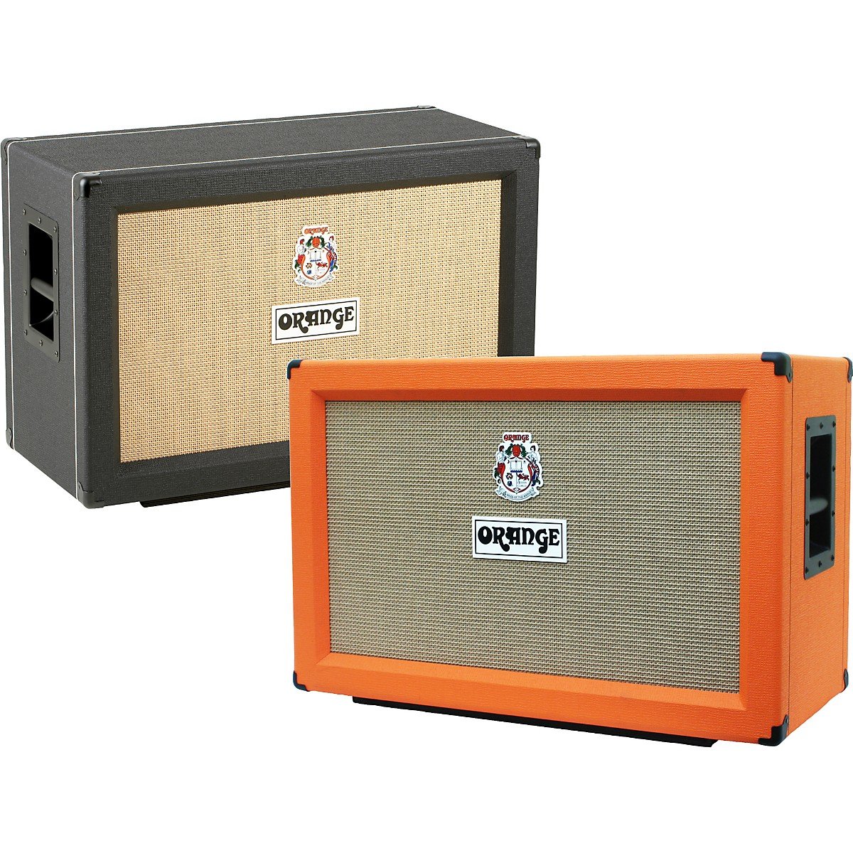 Orange Amplifiers PPC Series PPC212-C 120W 2x12 Closed-Back Guitar Speaker Cabinet - Orange Straight - Image 4