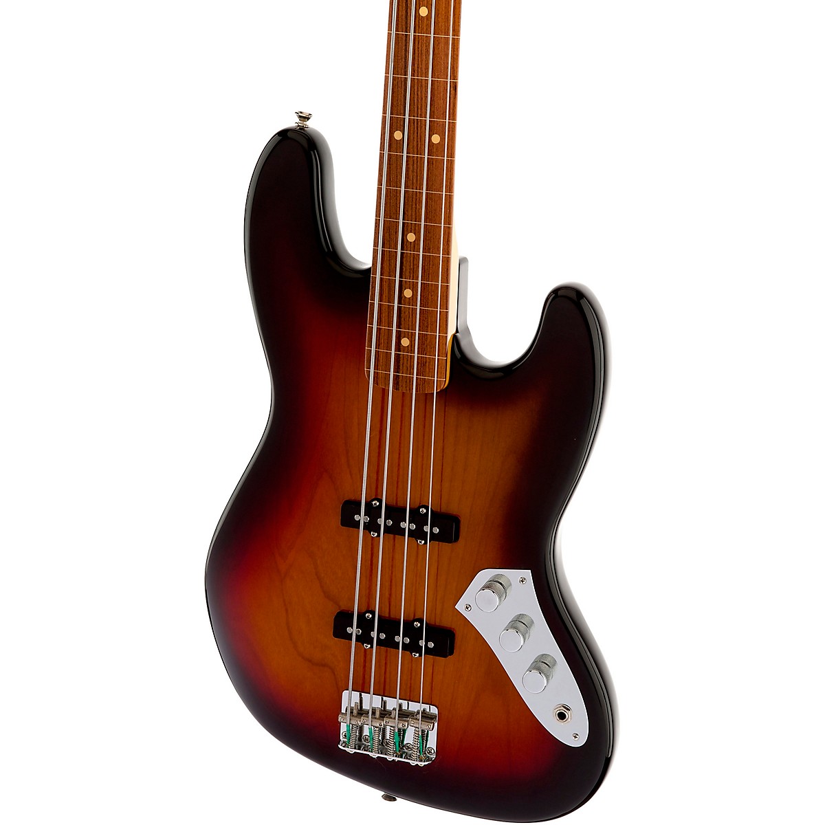 Fender Jaco Pastorius Fretless Jazz Bass Guitar - 3-Color Sunburst - Image 5
