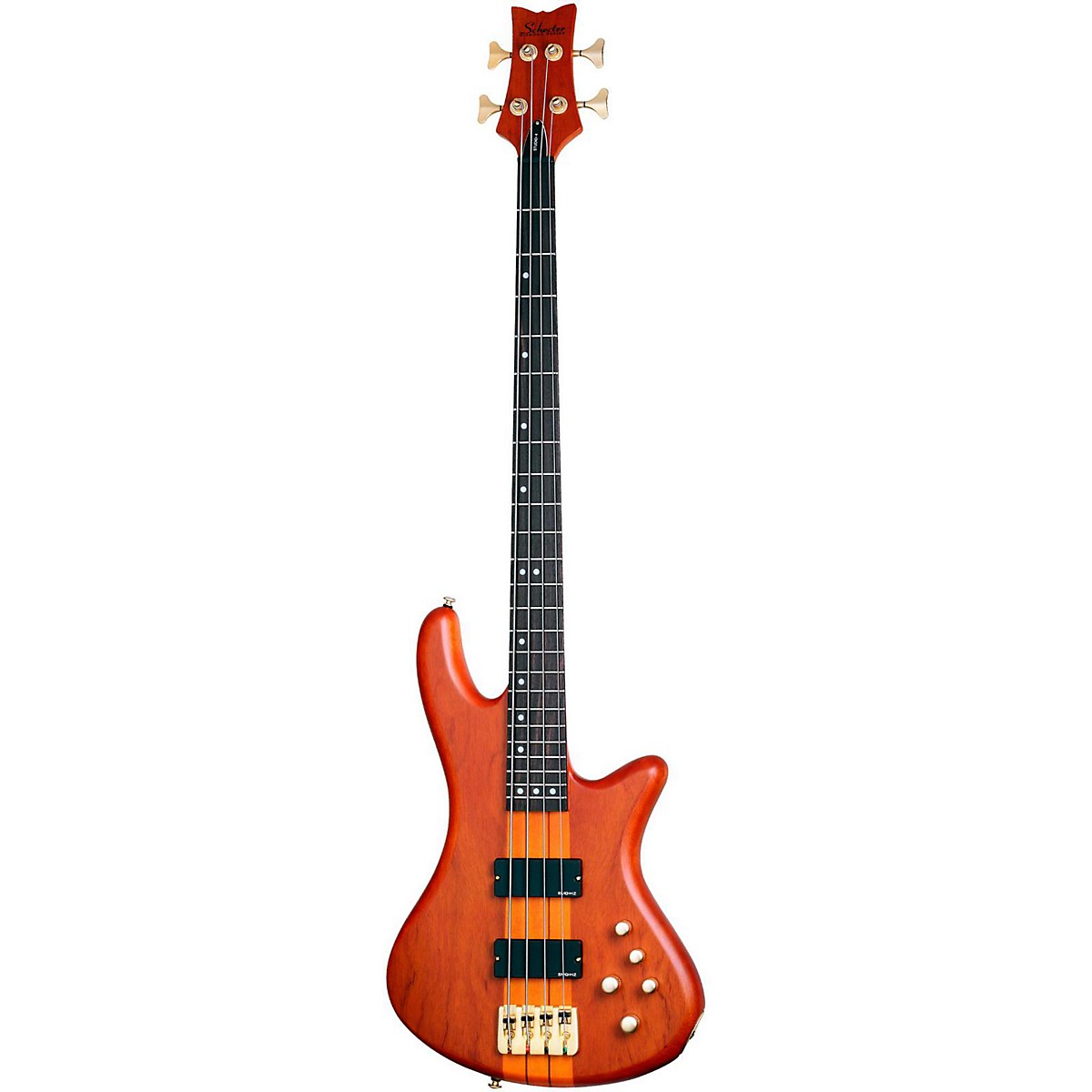 Schecter Guitar Research Stiletto Studio-4 Bass Satin Honey - Image 3
