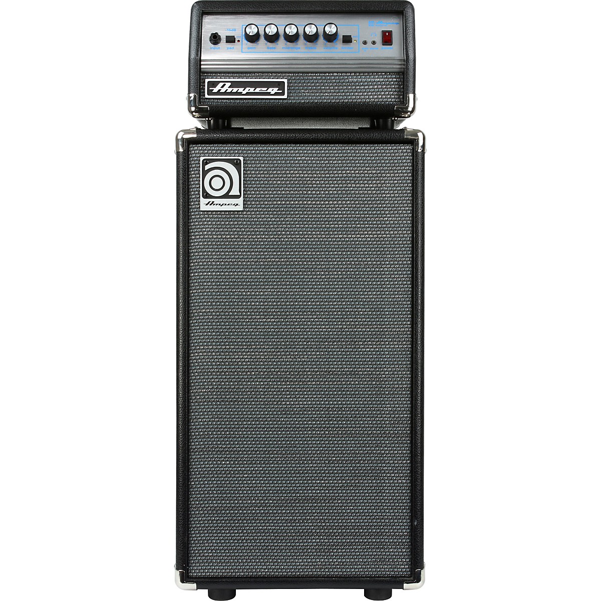 Ampeg Micro-VR Bass Amp Head and SVT210AV Bass Speaker Cabinet Stack - Image 3