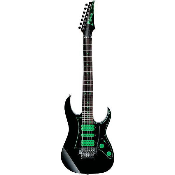 Ibanez Premium Steve Vai Universe 7-String Electric Guitar Black - Image 2