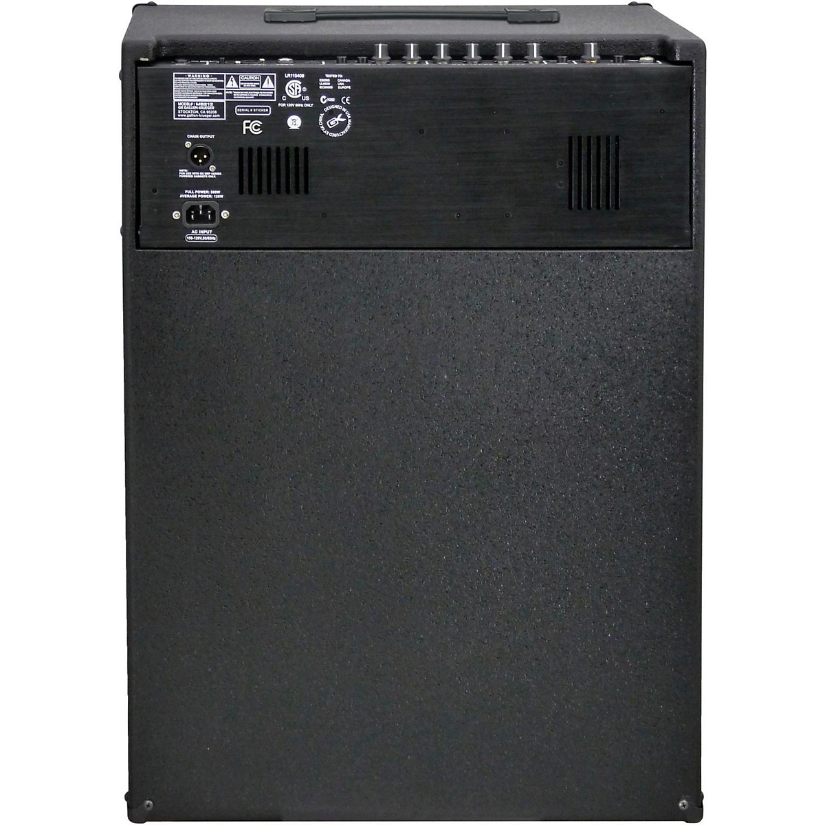Gallien-Krueger MB212-II 500W 2x12 Bass Combo Amp with Tolex Covering - Image 3