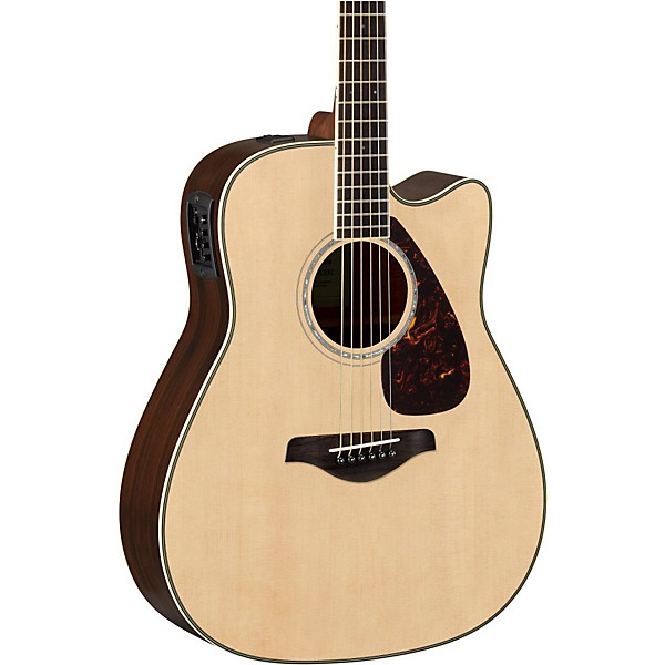 Yamaha FGX830C Folk Acoustic-Electric Guitar Natural