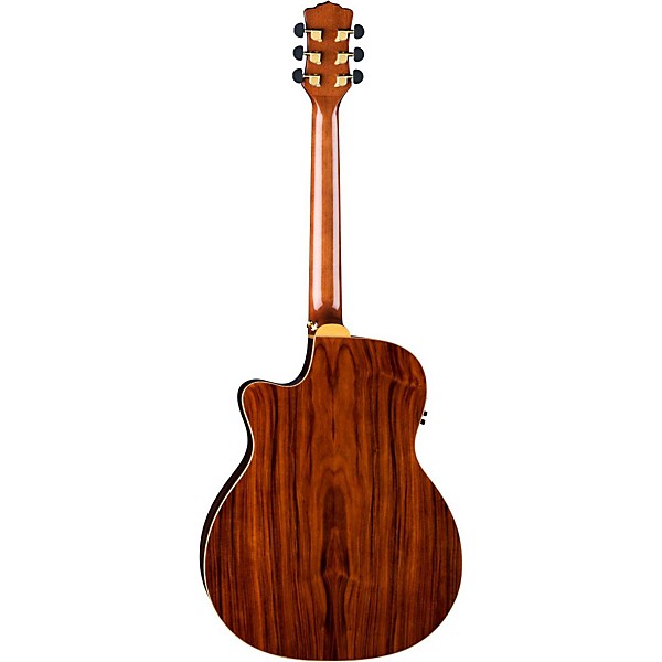 Luna Vista Wolf Acoustic-Electric Guitar Natural - Image 4