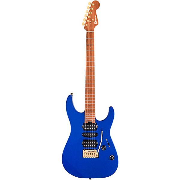 Charvel Pro-Mod DK24 HSH 2PT CM Electric Guitar Mystic Blue - Image 3
