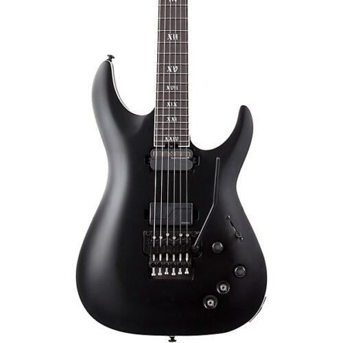 Schecter Guitar Research C-1 FR-S SLS Elite Evil Twin Electric Guitar Satin Black