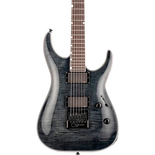 ESP LTD MH-1000ET EverTune Electric Guitar Transparent Black