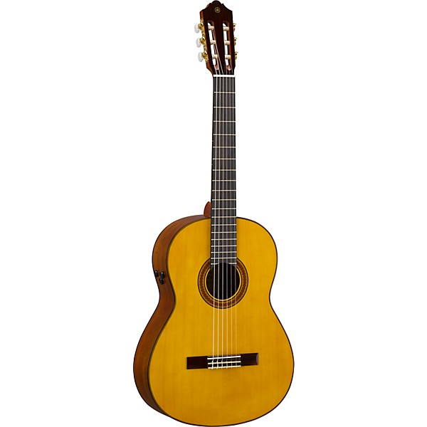 Yamaha CG-TA TransAcoustic Nylon-String Acoustic-Electric Guitar Gloss Natural - Image 3