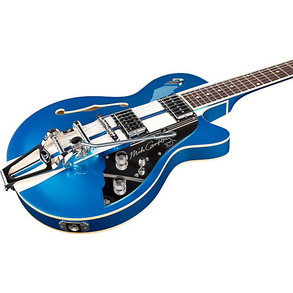 Duesenberg Alliance Mike Campbell 30th Anniversary Electric Guitar Catalina Blue and White - Image 5