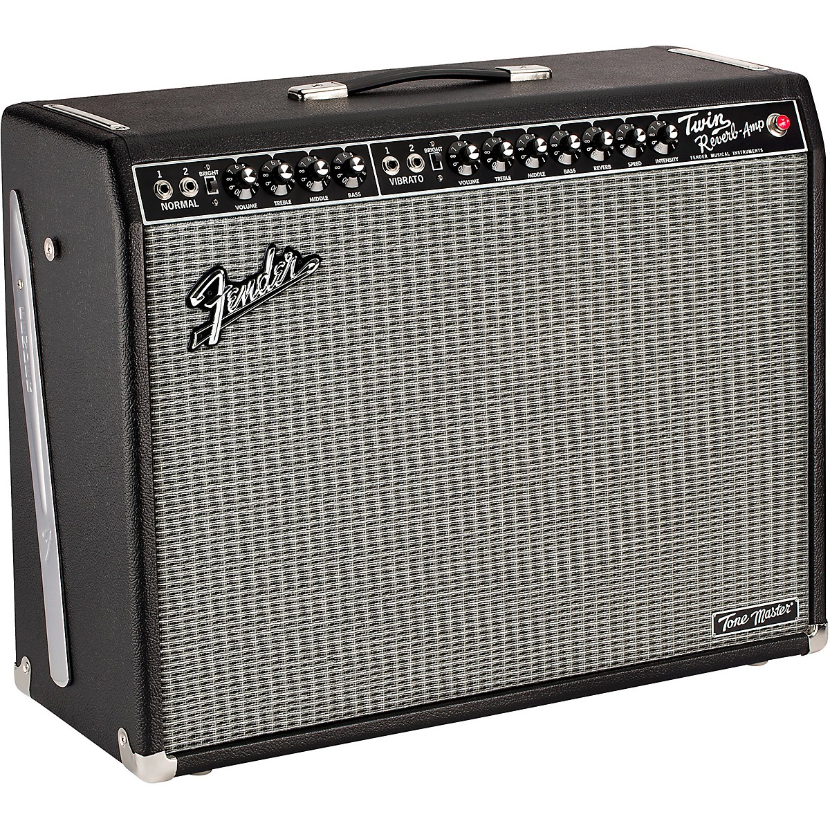Fender Tone Master Twin Reverb 200W 2x12 Guitar Combo Amp Black - Image 2