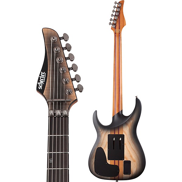 Schecter Guitar Research Banshee Mach FR S 6-String Electric Guitar FalloutBurst - Image 4