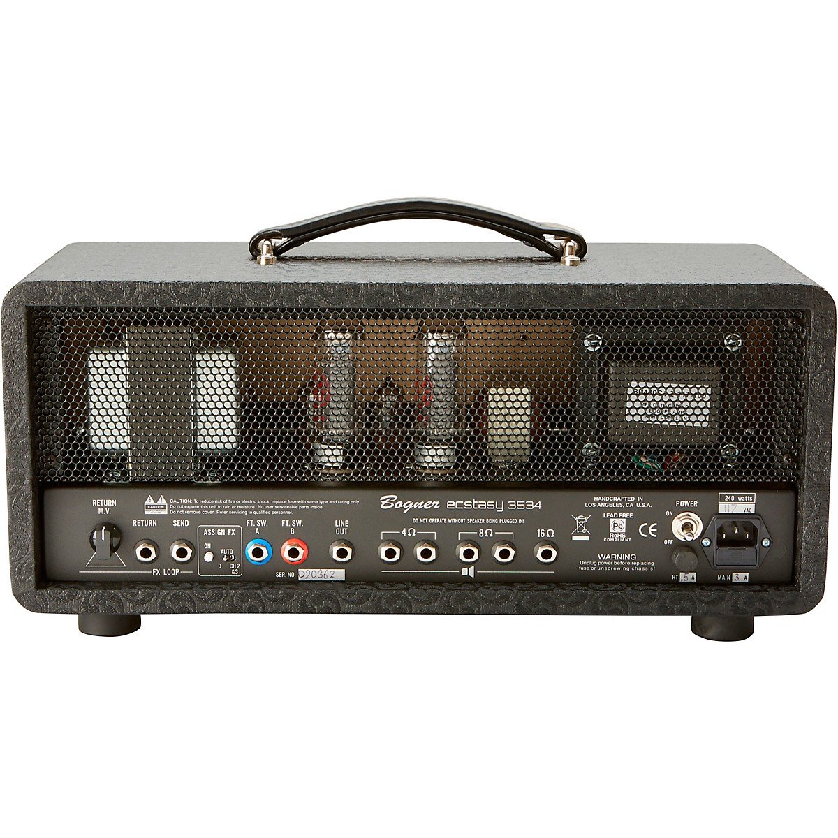 Bogner Ecstasy 3534 35W Tube Guitar Amp Head - Image 3