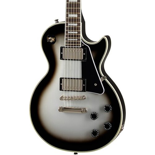 Epiphone Les Paul Custom Limited-Edition Electric Guitar - Silver Burst