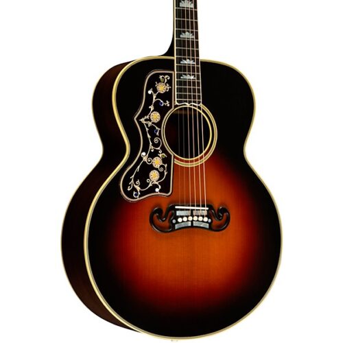 Gibson Custom Pre-War SJ-200 Rosewood Left-Handed Acoustic-Electric Guitar Vintage Sunburst