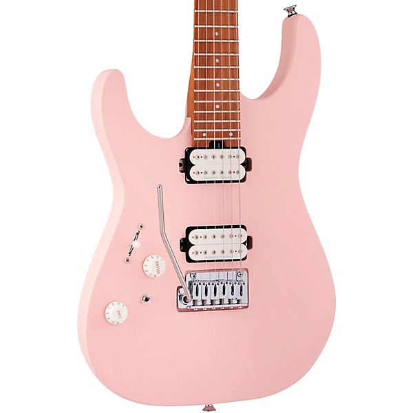 Charvel Pro-Mod DK24 HH 2PT CM Left-Handed Electric Guitar Shell Pink - Image 5