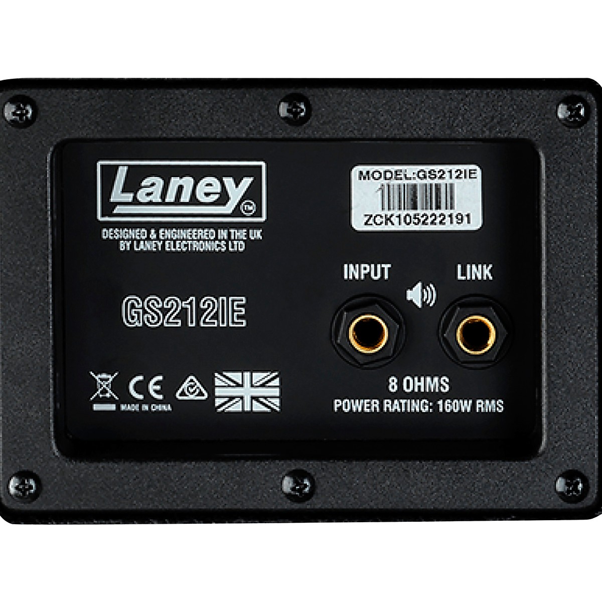 Laney GS Series 2 x 12" Guitar Cabinet Black - Image 3