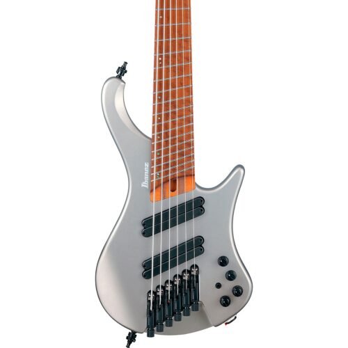 Ibanez EHB1006MS 6-String Multi-Scale Ergonomic Headless Bass Guitar - Metallic Gray Matte