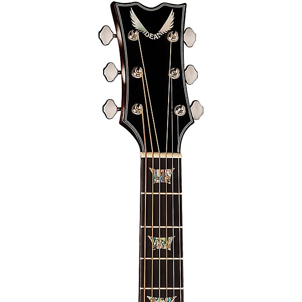 Dean St. Augustine Elite Grand Auditorium Solid-Top Acoustic-Electric Guitar Satin Natural - Image 5