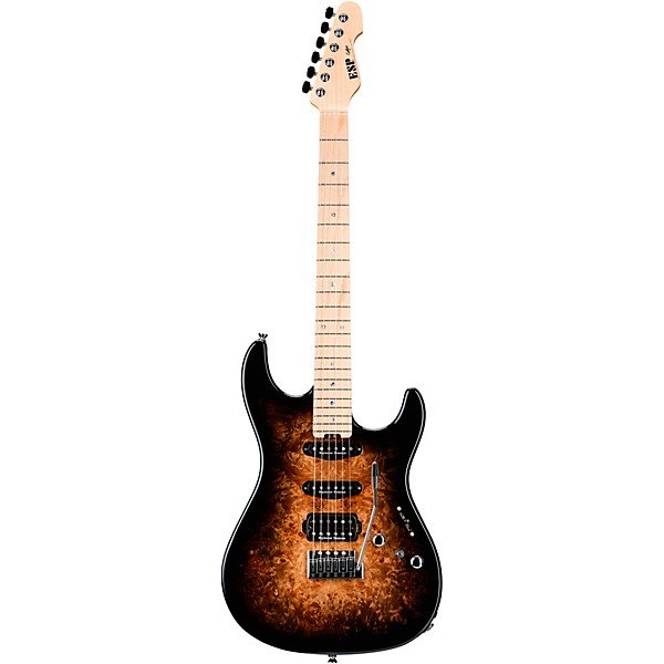 ESP Original Snapper CTMN Electric Guitar Nebula Black Burst - Image 3