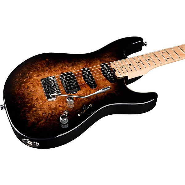ESP Original Snapper CTMN Electric Guitar Nebula Black Burst - Image 5