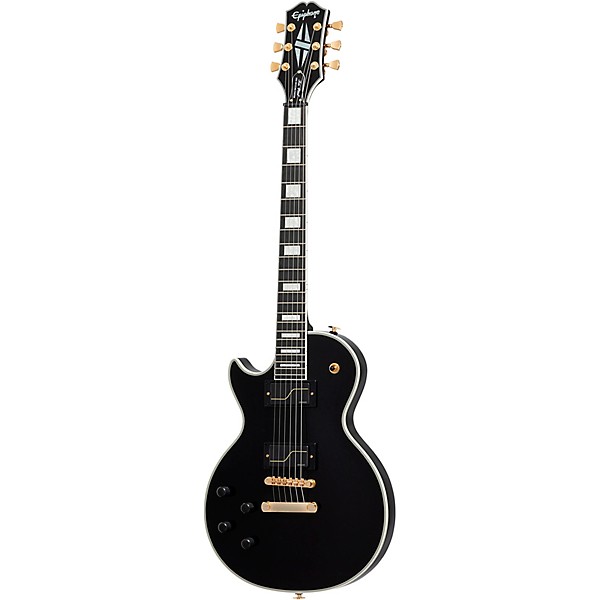 Epiphone Matt Heafy Les Paul Custom Origins Left-Handed Electric Guitar Ebony - Image 3