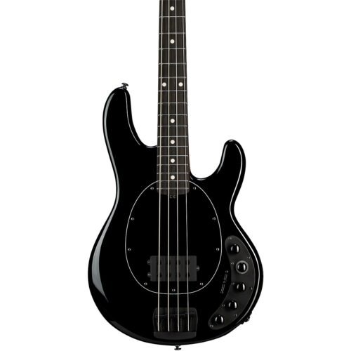 Ernie Ball Music Man DarkRay 4-String Electric Bass Obsidian Black