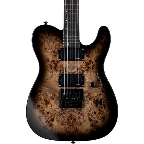 ESP TE-1000 EverTune BP Electric Guitar Charcoal Burst