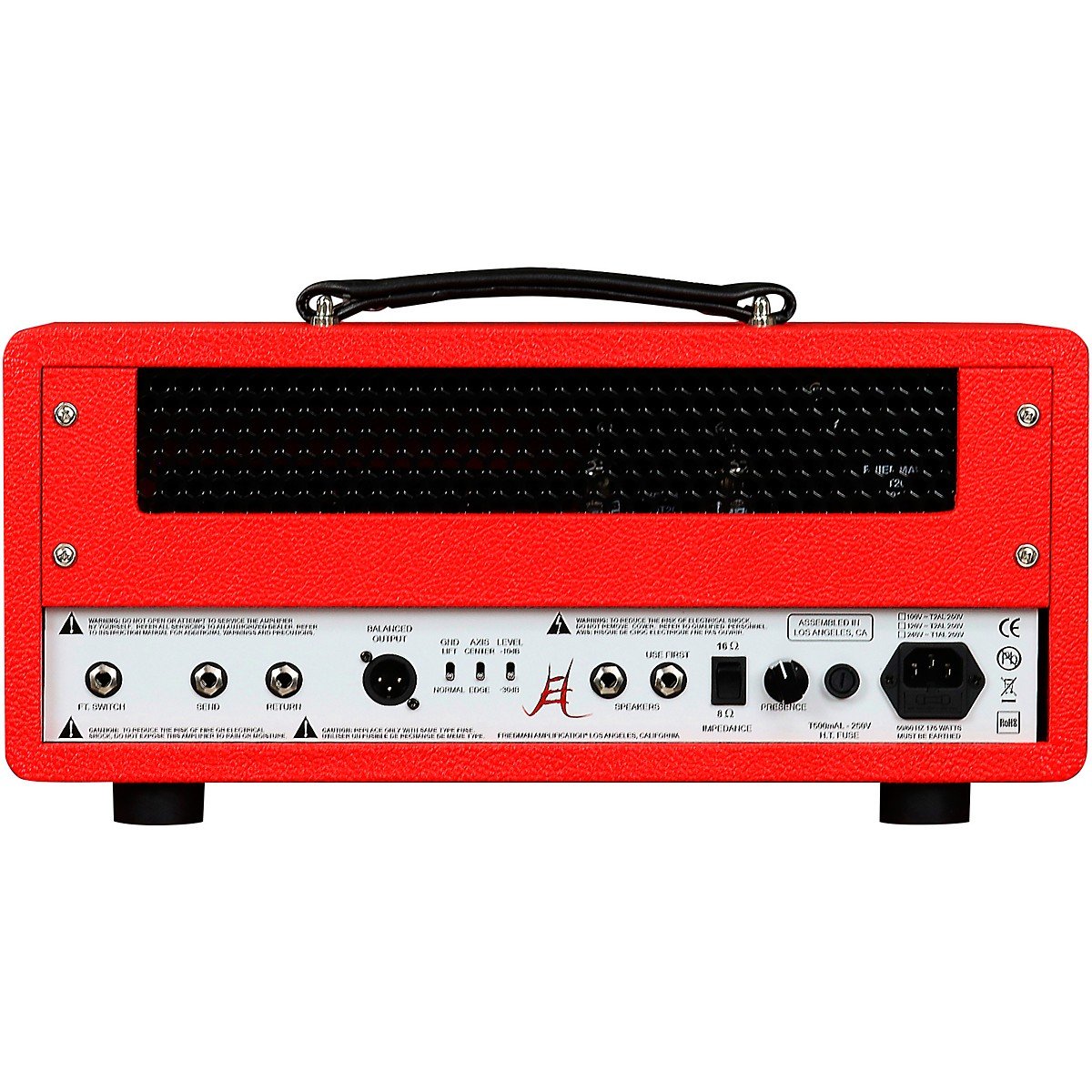 Friedman Jake E. Lee Signature 20 2-Channel 20-Watt Head EL84 Tubes Series Red Tolex - Image 3