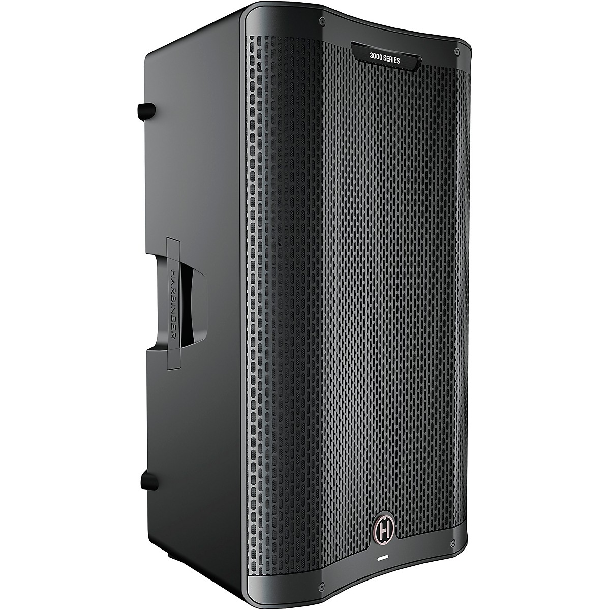 Harbinger VARI 3415 15" Powered Speakers Package With LX12 Mixer, Stands & Cables - Image 2