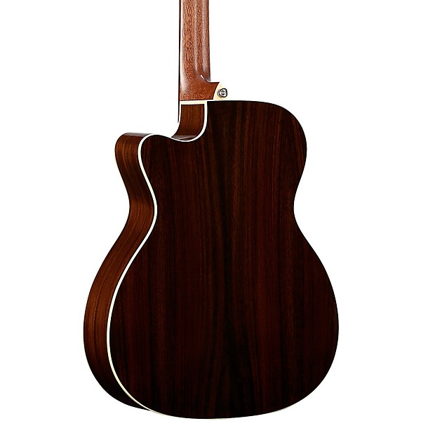Alvarez AF70CE Folk-OM Acoustic-Electric Guitar Shadow Burst - Image 2