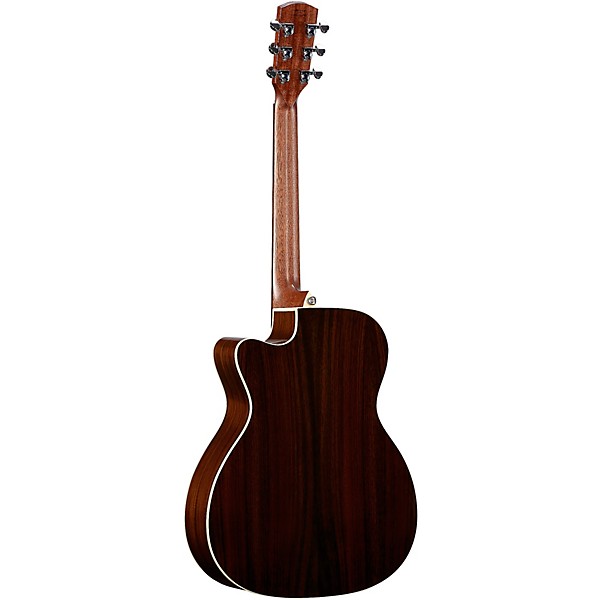 Alvarez AF70CE Folk-OM Acoustic-Electric Guitar Shadow Burst - Image 4