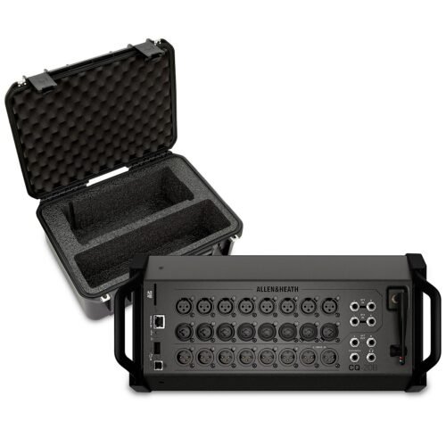 Allen & Heath CQ-20B Digital Mixer Bundle With SKB iSeries Case