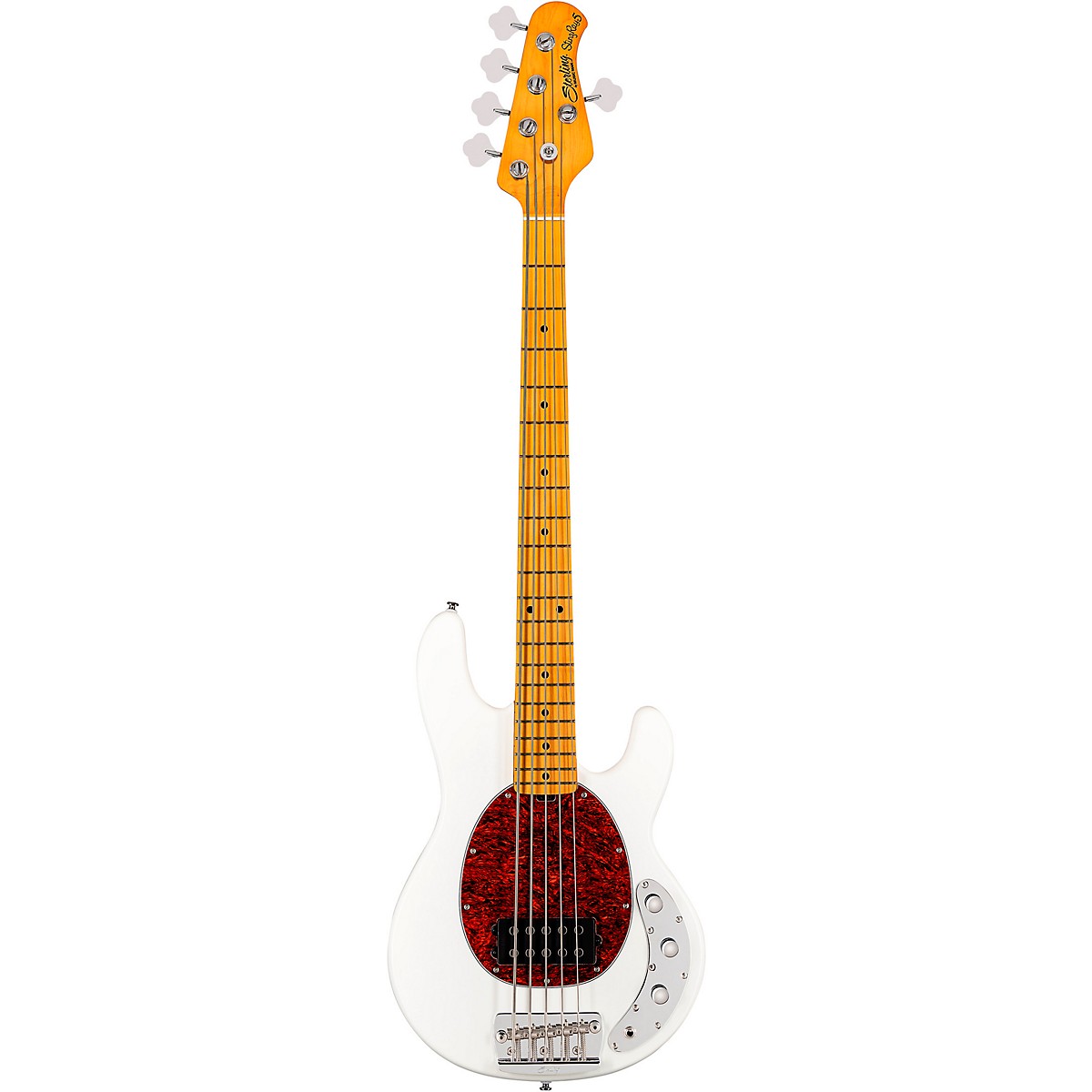 Sterling by Music Man StingRay Classic 5 RAY25CA Bass Guitar - Olympic White - Image 3