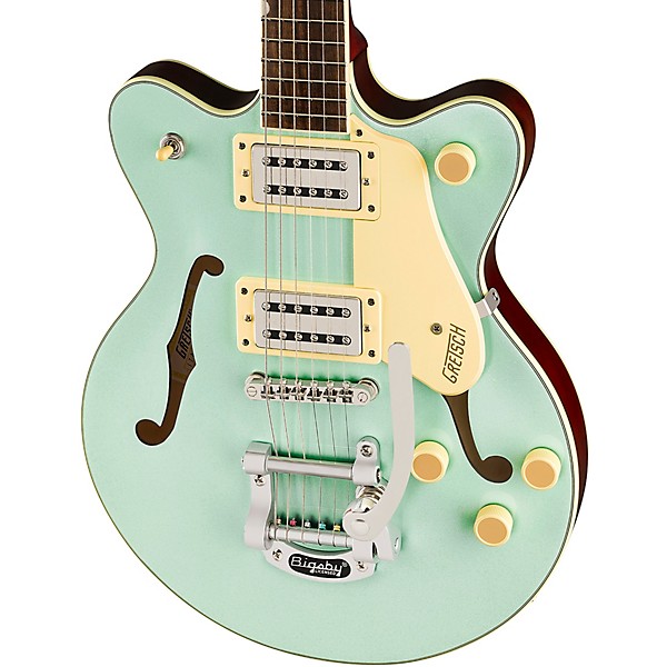 Gretsch Guitars Streamliner Limited-Edition Center Block Jr. Double-Cut Electric Guitar With Bigsby Mint Metallic - Image 5