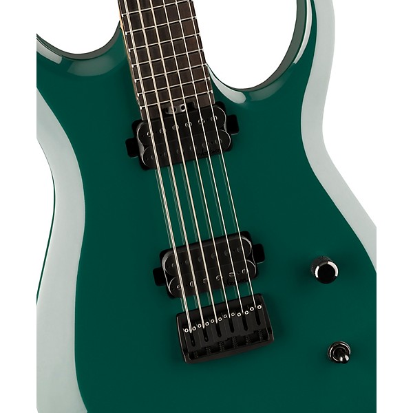 Jackson Pro Series Signature Roman Ibramkhalilov MDK HT6 Baritone Ebony Fingerboard Electric Guitar Emerald Green - Image 4