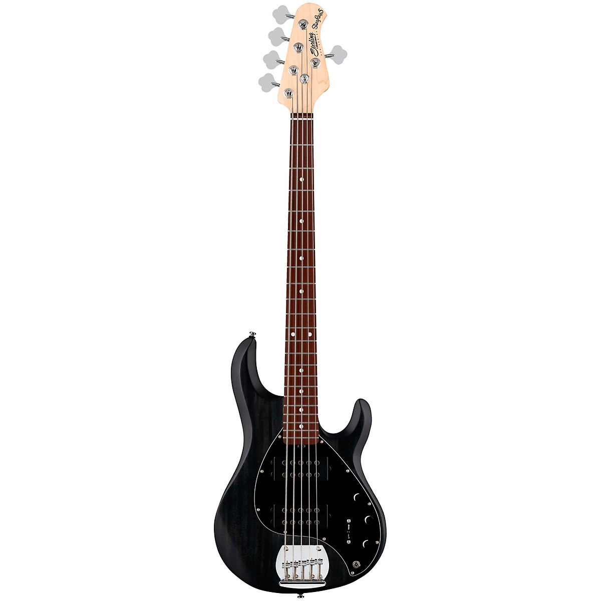Sterling by Music Man StingRay RAY5HH Limited-Edition 5-String Bass Guitar Trans Black Satin - Image 3