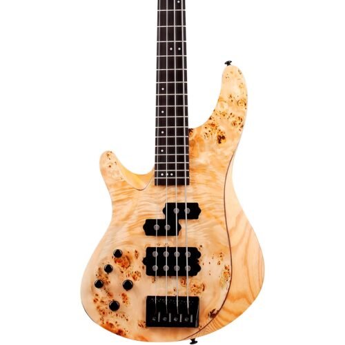 Schecter Guitar Research Reaper-4 Left-Handed Electric Bass Guitar Natural Satin