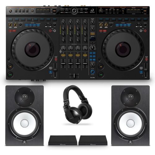 AlphaTheta DDJ-GRV6 Pro Home Bundle with Yamaha Monitors and Pioneer DJ Headphones