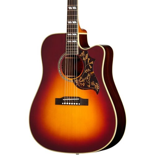 Epiphone Inspired by Gibson Custom Hummingbird Deluxe EC Acoustic-Electric Guitar - Autumn Burst