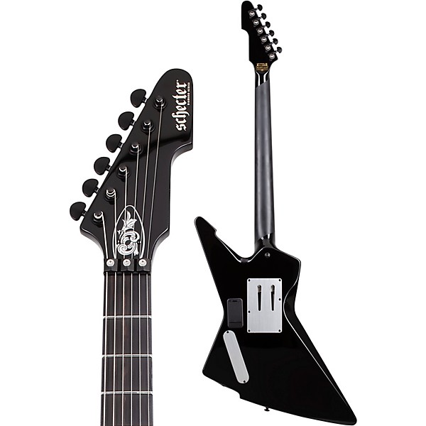 Schecter Guitar Research E-1 FR Przym Palladium Electric Guitar Gloss Black - Image 4