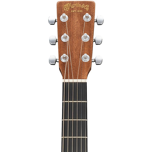 Martin D Jr E StreetMaster Dreadnought Acoustic-Electric Guitar Dark Mahogany - Image 5