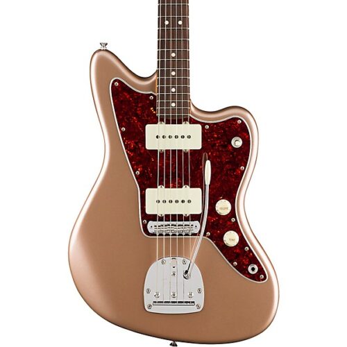 Fender American Professional Classic Jazzmaster Rosewood Fingerboard Electric Guitar Faded Firemist Gold