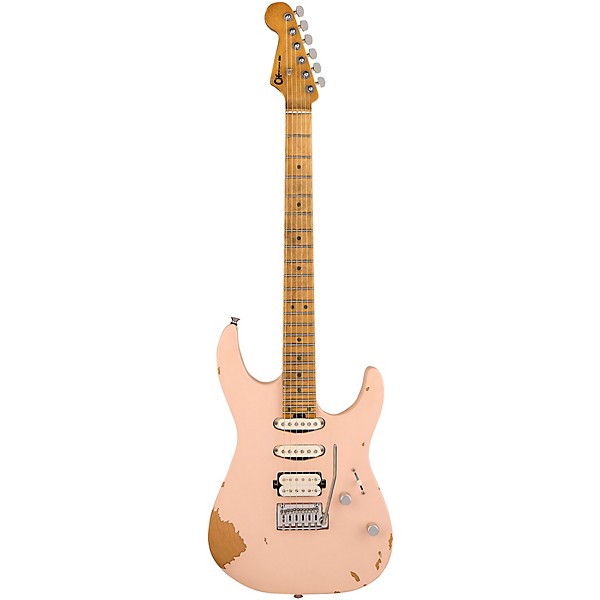 Charvel Rick Graham Signature Pro-Mod DK24 2PT CM Electric Guitar Worn Shell Pink - Image 3