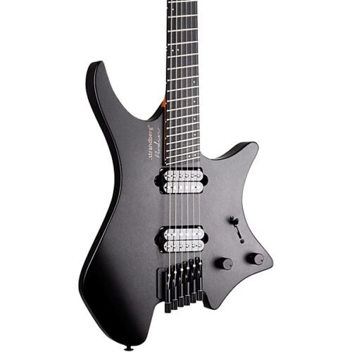 strandberg Boden Metal NX 6 Multi-Scale Electric Guitar - Black Granite