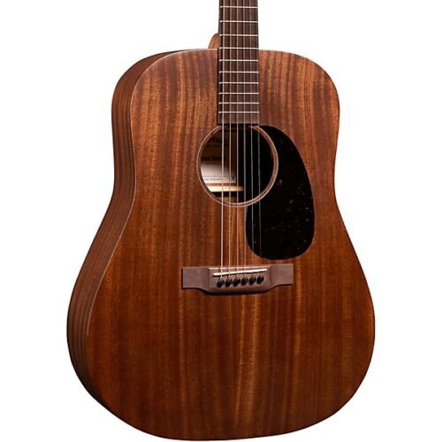Martin D-10E Retro Road Series Sapele Dreadnought Acoustic-Electric Guitar - Dark Mahogany