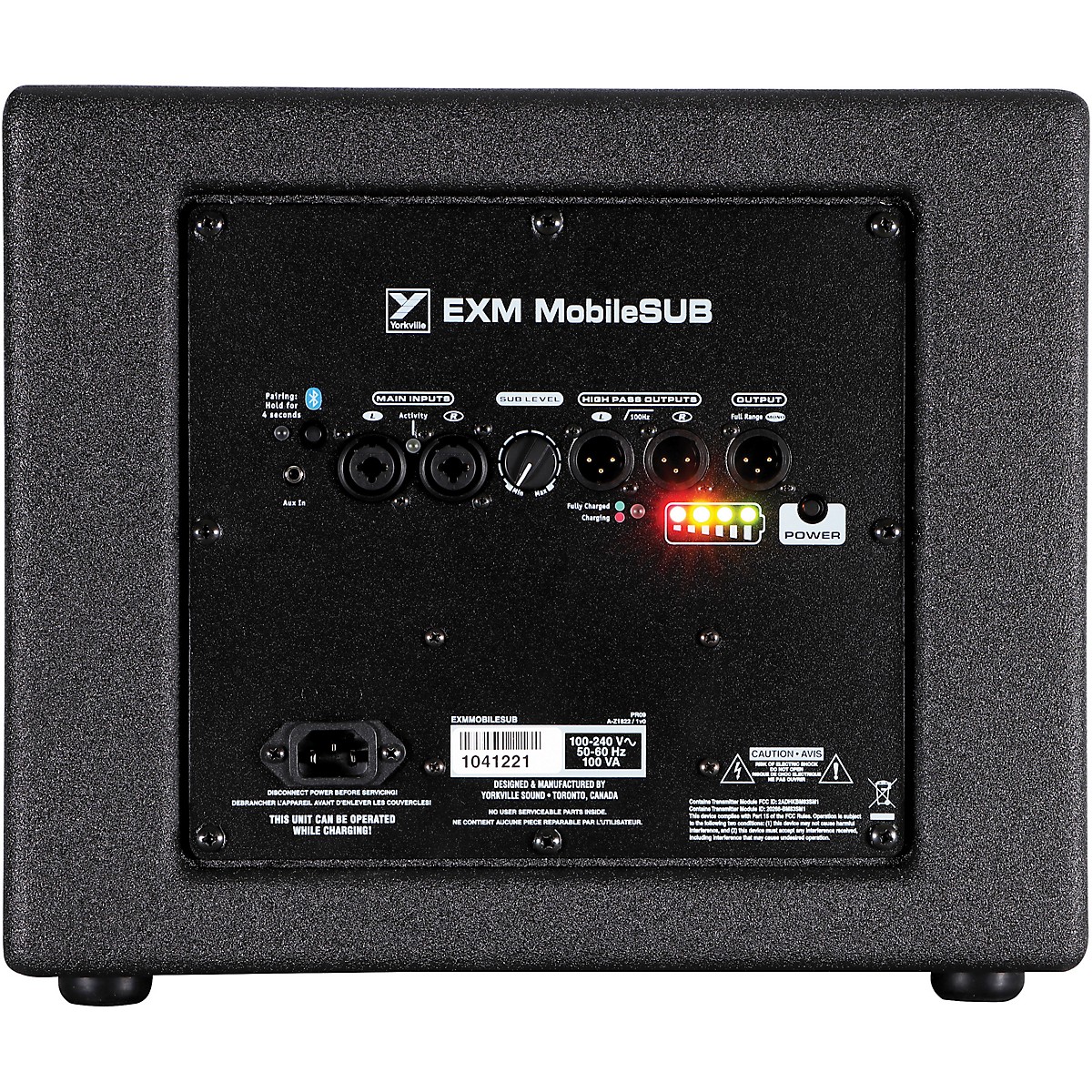 Yorkville EXM Mobile Sub 8" Battery-Powered Subwoofer - Image 2