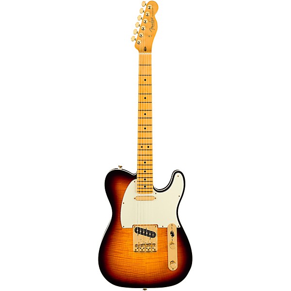 Fender 75th Anniversary American Professional II Custom Telecaster Electric Guitar - 2-Color Sunburst - Image 3