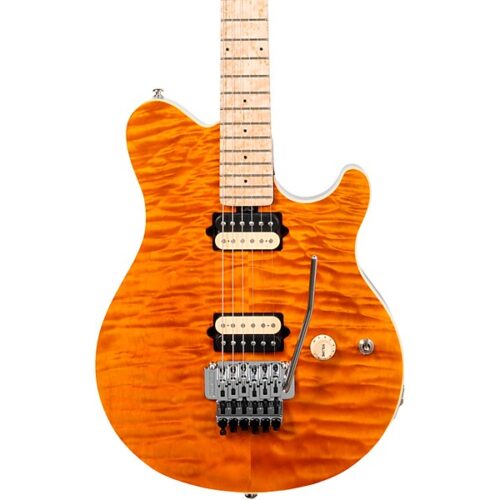 Ernie Ball Music Man 30th Anniversary Axis Electric Guitar - Translucent Gold Quilt