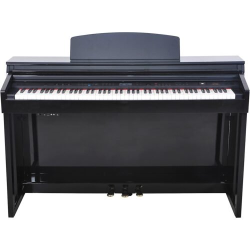 Artesia DP-150e 88-Key Deluxe Digital Upright Piano - Ebony Polish